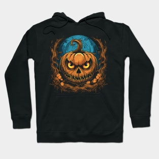 Halloween Pumpkin, Spooky Pumpkin Face Hoodie